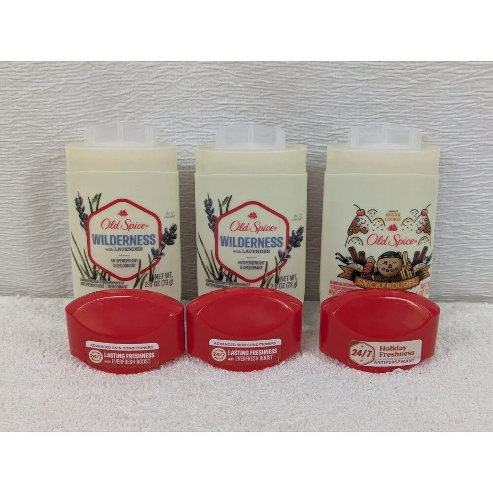 Old Spice - Wilderness Antiperspirant Deodorant for Men Lavender - 2.6 Oz 3 Pack